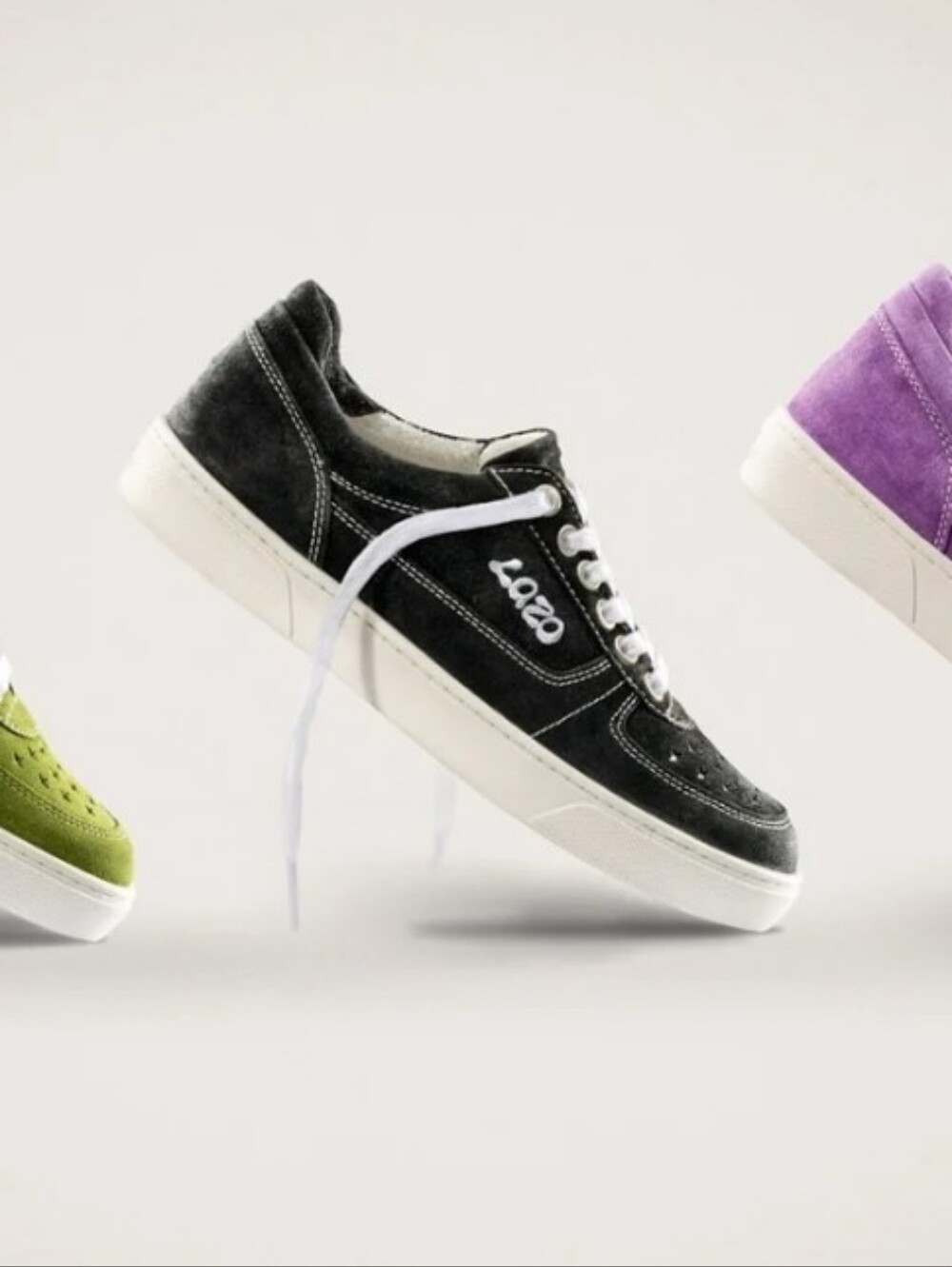 New Italy Lazo Hypernova Sneaker Obsidian Black Suede Low-Top Sneakers Unisex